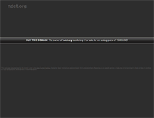 Tablet Screenshot of ndct.org